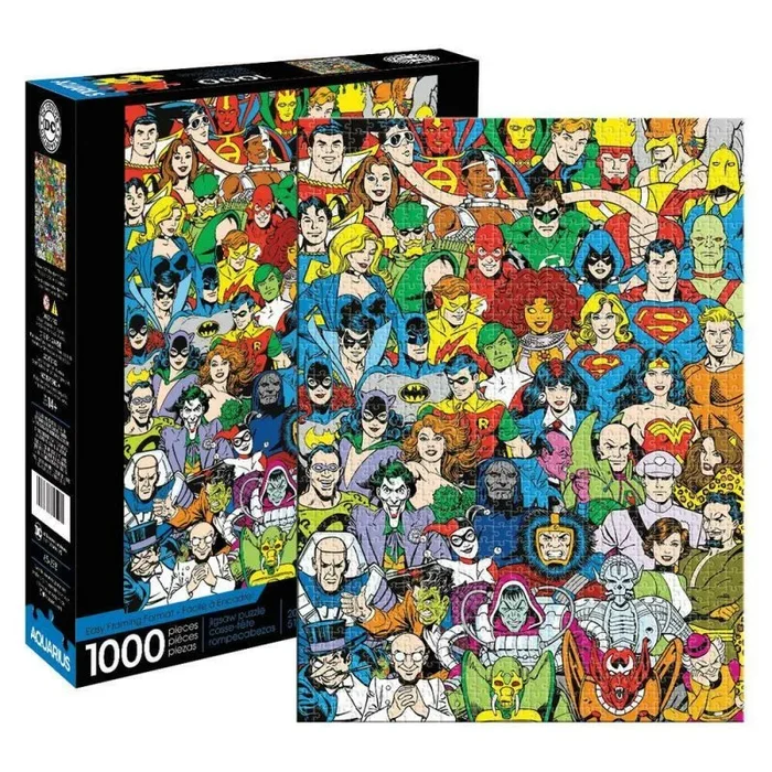Puzzle de 1000 piezas dc comics personajes clasicos