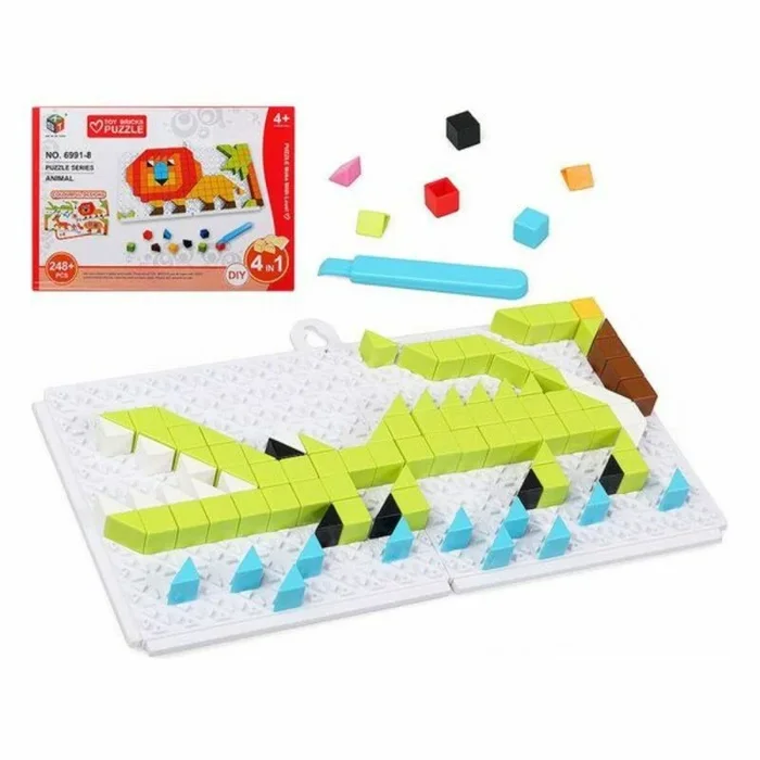 Puzzle diy animal 6 in 1 118032 (248 pcs) 30 x 21 cm