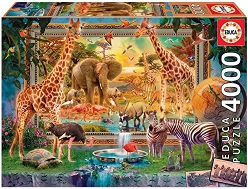 Puzzle educa 4000 volviendo de la sabana