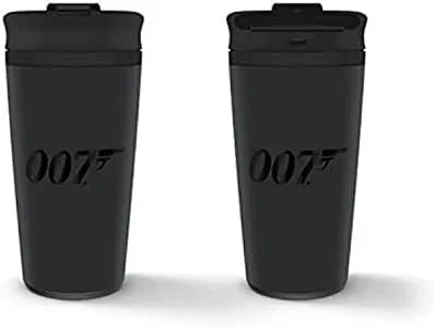 Pyramid International James Bond – Taza Metálica De Viaje 007, 425ml