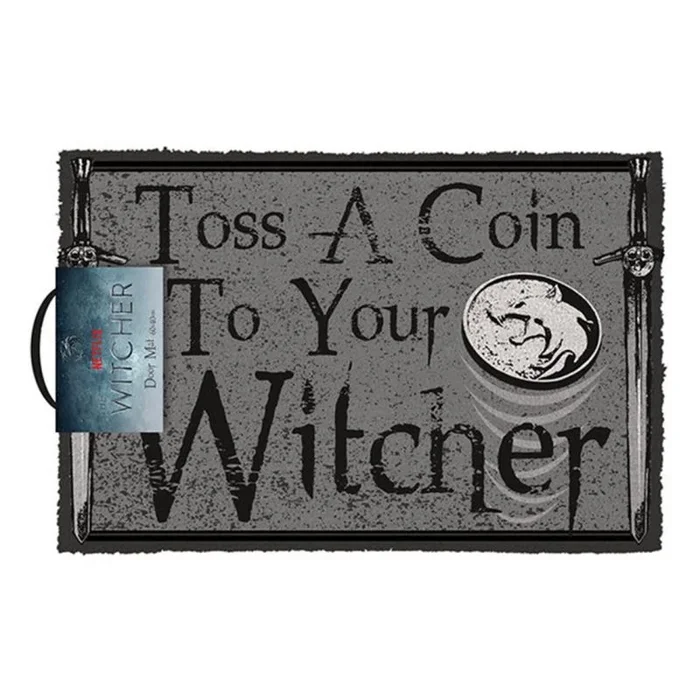Pyramid International The Witcher (Toss A Coin) Doormat/wycieraczka pod drzwi WiedÄšĹmin – Daj grosz (60×40 cm)