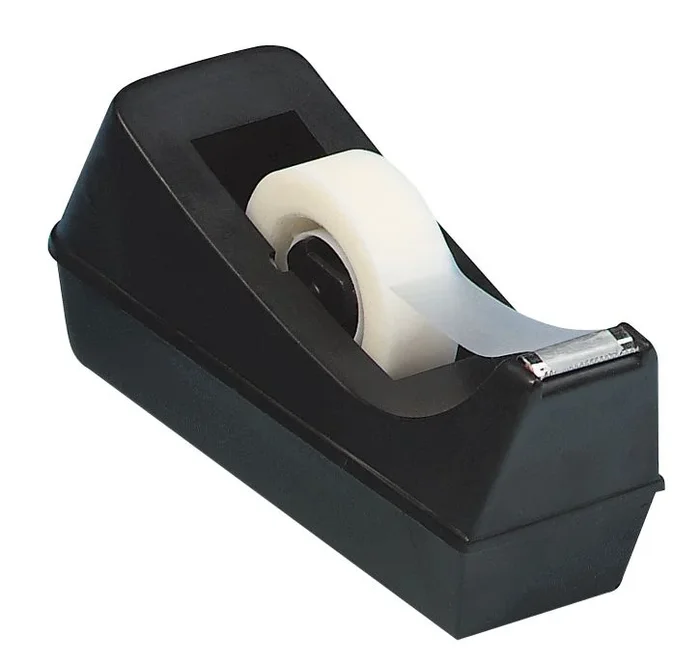 Q-Connect – Portarrollos para papel de mesa (para rollos de hasta 19 mm x 33 m), color negro