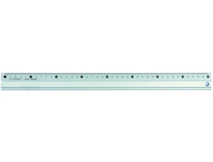 Q-Connect – Regla Metálica Aluminio 40 Cm