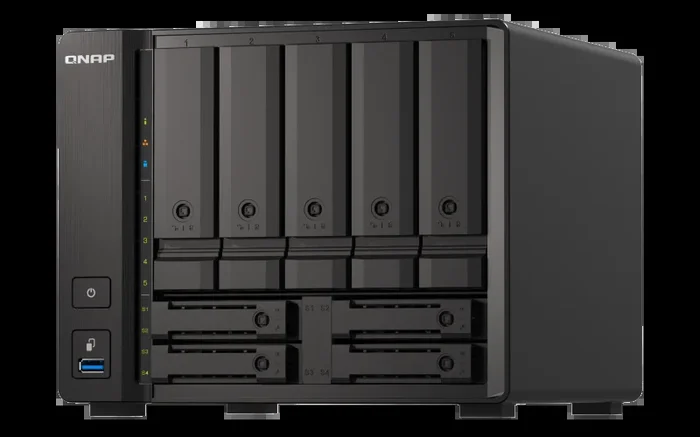 QNAP TS-H973AX NAS Torre Ethernet Negro V1500B