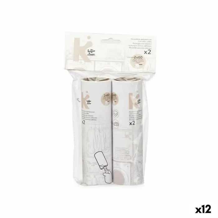 Quitapelusas recambio 16 cm blanco (12 unidades)
