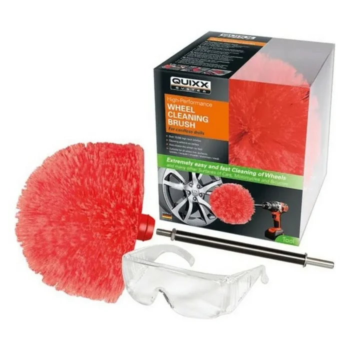 Quixx QQ10177 X1 Cepillo Limpiador DE Ruedas para Taladro