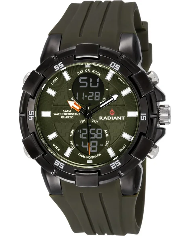 Radiant Reloj Hombre Analogico Cuarzo con Correa de Silicona RA458604