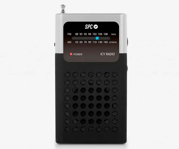 Radio spc icy – fm – conexión para auriculares y clip de sujeción – antena telescópica – 2x aaa