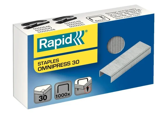 Rapid Omnipress 30 Paquete de grapas 1000 grapas