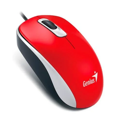 Raton genius dx-110 usb rojo