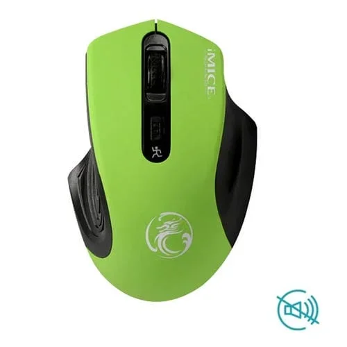 Ratón Óptico de Computadora Imice 2.4Ghz 2000Dpi con Receptor USB 3.0 Ajustable