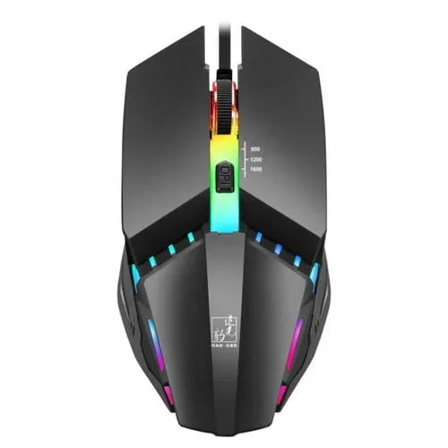 Ratón para Juegos Zgb K3 con Cable USB RGB Función Streamer (Negro)