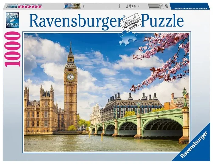 Ravensburger – Puzzle Big Ben en Londres, 1000 Piezas, Rompecabezas para Adultos y Jóvenes, Idea de Regalo para Ella o Él, 70×50 cm, Exclusivo de Amazon