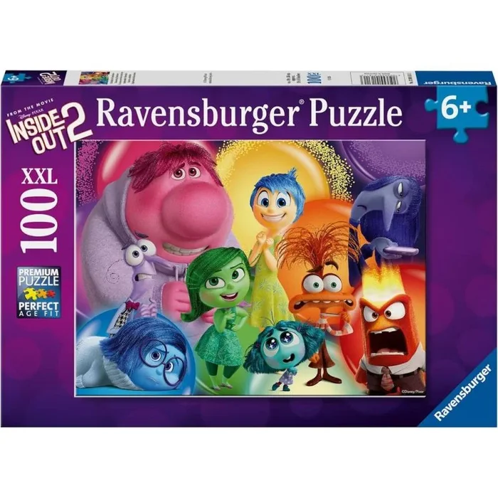 Ravensburger – Puzzles XXL Inside out 2 | Puzzle 6 Años O Más | Regalo Niño 6 Años O Más De 100 Piezas | Rompecabezas Niños De 36 X 49 Cm | Ravensburger Puzzle