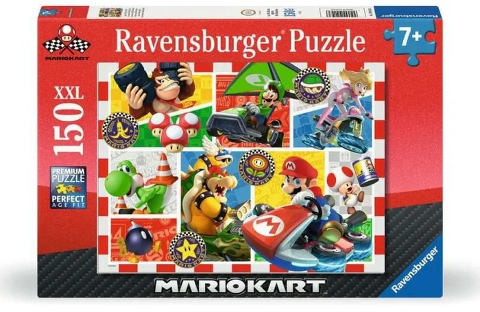 Ravensburger – Puzzles XXL Super Mario | Puzzle 7 Años O Más | Regalo Niño 7 Años O Más De 150 Piezas | Rompecabezas Niños De 49 X 36 Cm | Ravensburger Puzzle