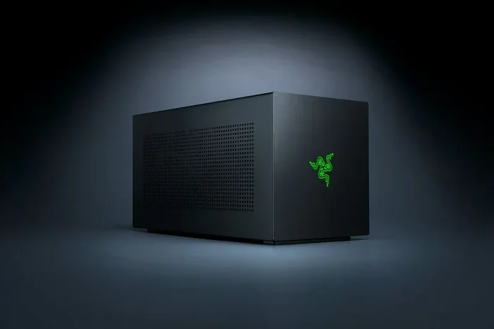 Razer Core X V2 – Caja gráfica Externa de sobremesa para portátiles Thunderbolt – Thunderbolt 5 de última generación – Chasis de Acero ventilado – Admite Tarjetas gráficas PCIe | Negro