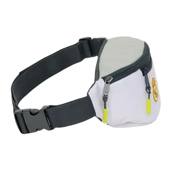 Real Madrid EQUIPACIÓN 25/26 – Riñonera con Bolsillo Exterior, Ideal para Jóvenes y Niños de Diferentes Edades, Cómoda y Versátil, Calidad y Resistencia, 23x9x12 cm