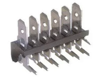 Regleta de conexión para circuito impreso con terminales enchufables acodados de 11 contactos 10.805/7/11/6 8430552119936