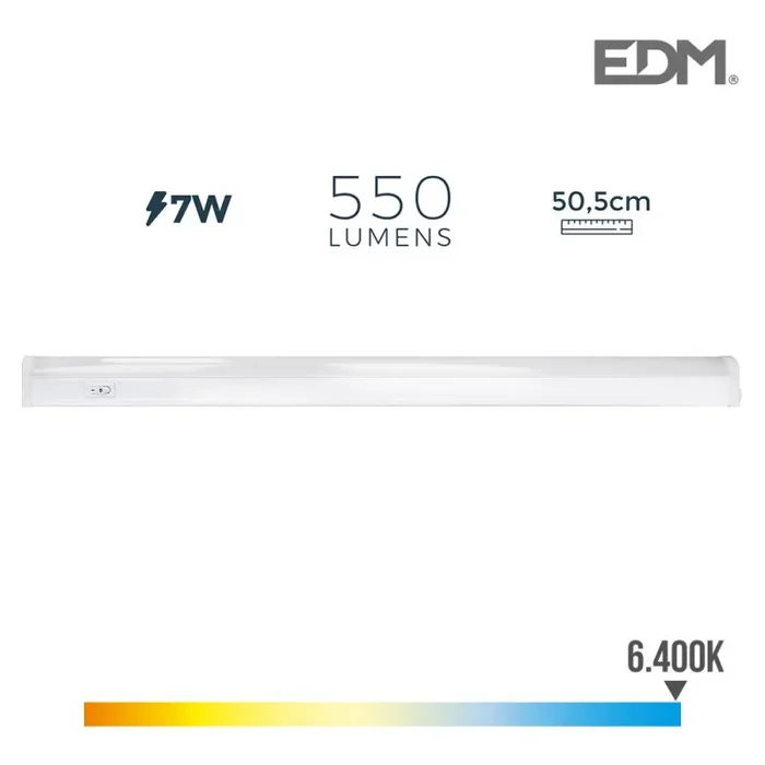 Regleta Electronica Led 7W 52Cm 6.400K
