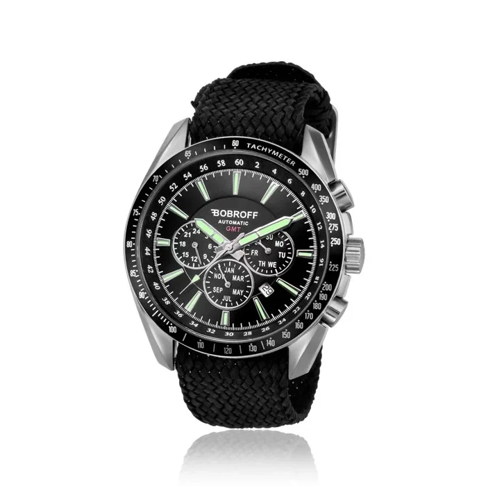 Reloj bobroff hombre bf0010v2pn (42mm)