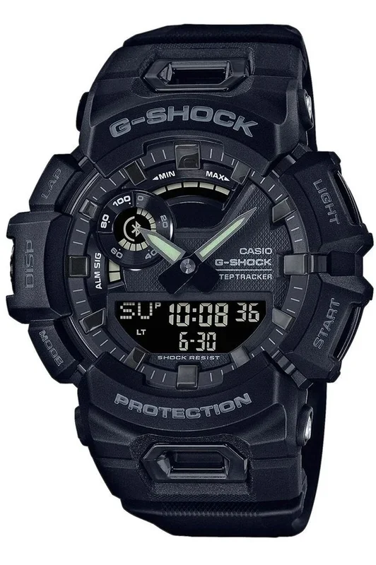 Reloj Casio GBA-900-1AER Resina correa color: Negro Dial Negro Analógico – Digital Hombre