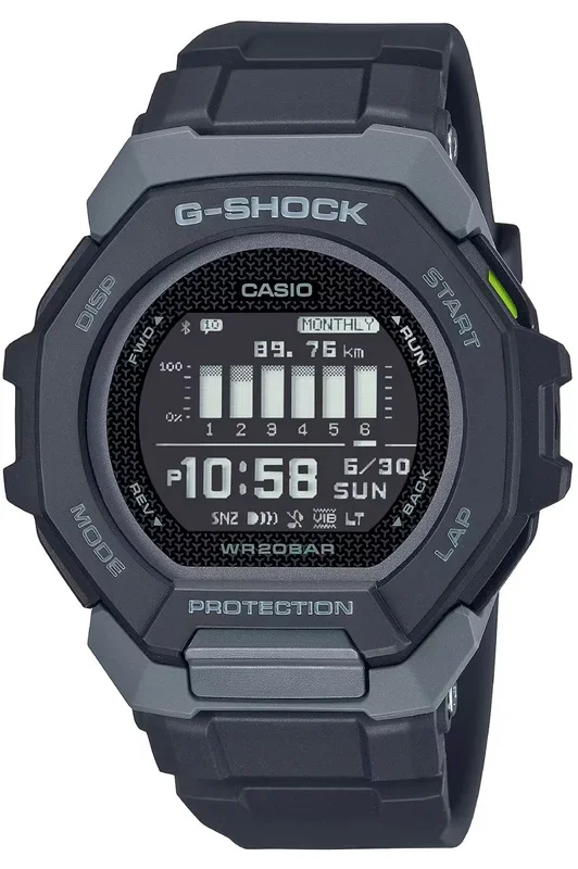 Reloj de pulsera CASIO G-Shock – GBD-300-1ER correa color: Negro Dial Negro Hombre