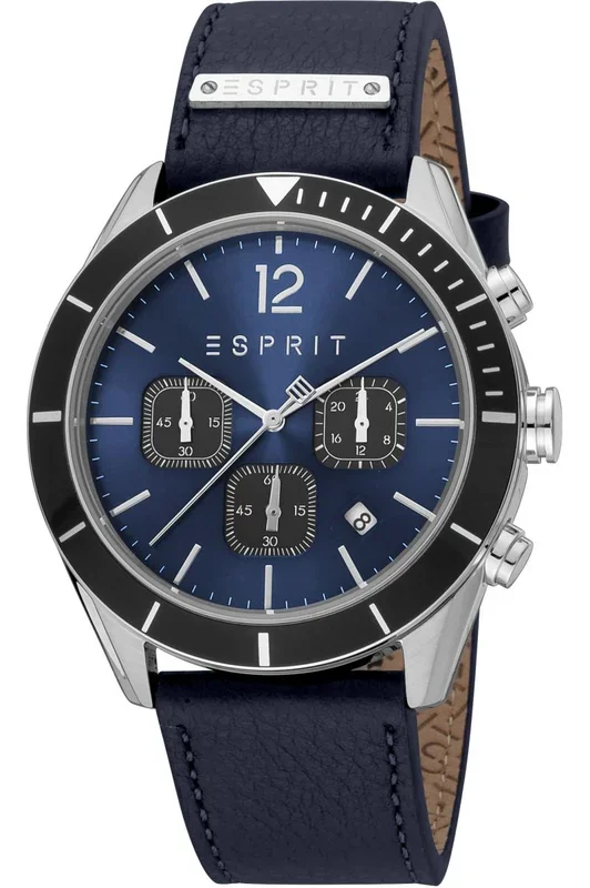 Reloj de pulsera Esprit Rob – ES1G372L0015 correa color: Azul noche Dial Azul noche Hombre