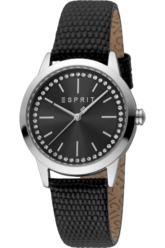 Reloj de pulsera Esprit Vaya – ES1L362L0025 correa color: Negro Dial Negro Mujer