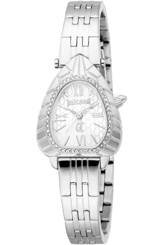 Reloj de pulsera Just Cavalli Just Cavalli Animalier Perla – JC1L366M0045 correa color: Gris plata Dial Gris plata Mujer