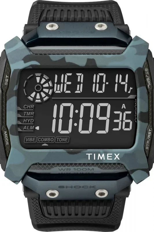 Reloj de pulsera TIMEX – TW5M18200 correa color: Negro Dial Negro Hombre