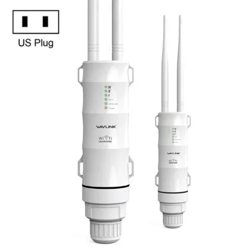 Repetidor de Alta Potencia para Exteriores Wavlink AC600 AP Doble Frecuencia 2.4G/5G Enchufe EE.UU