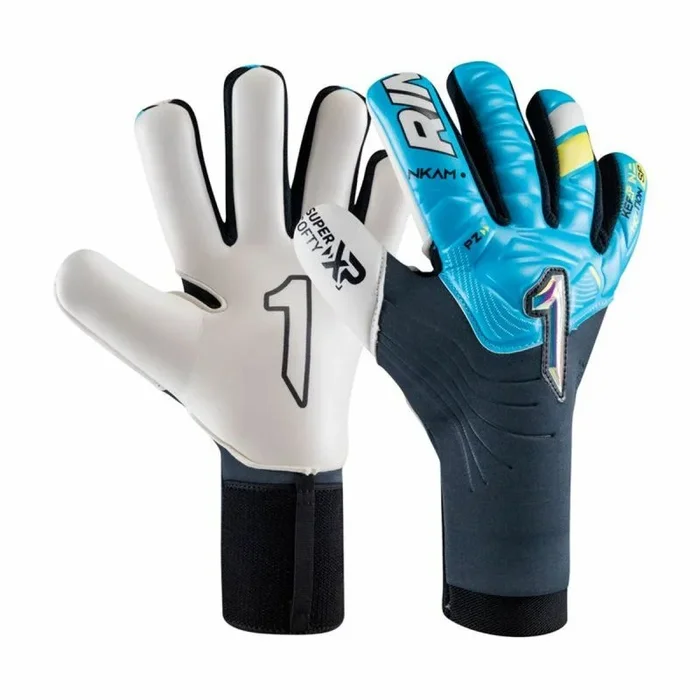 Rinat Guantes de Portero de Fútbol NKAM Semi Adulto Azul Unisex Talla 10