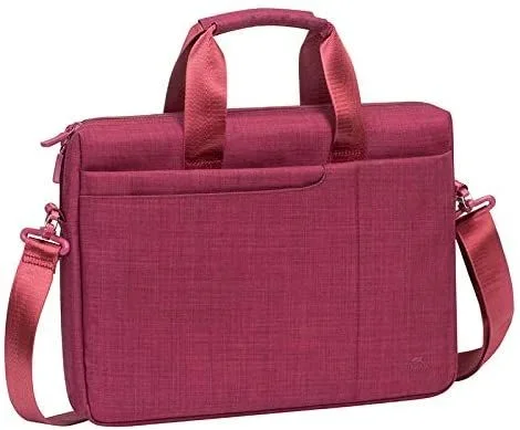 RIVACASE BISCAYNE Sacoche rouge premium – 13.3″/14″