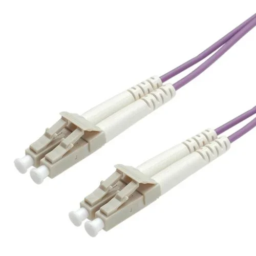 ROLINE FO Jumper Cable 50/125µm OM4, LC/LC, Low-Loss-Connector 5m cable de fibra optica Violeta