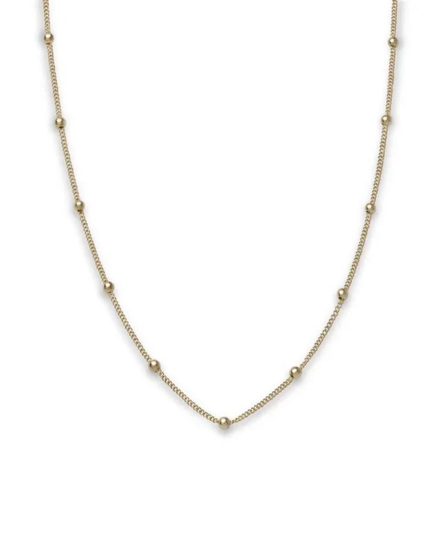 Rosefield Joyería – Dotted Necklace Gold – Gold – JDCHG-J057