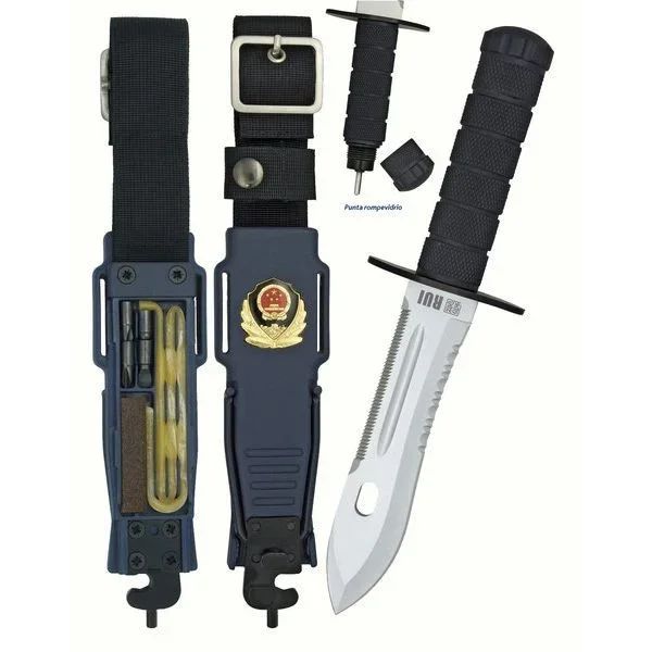 Rui Cuchillo Táctico De Supervivencia Multiusos Con Multiples Accesorios 31805