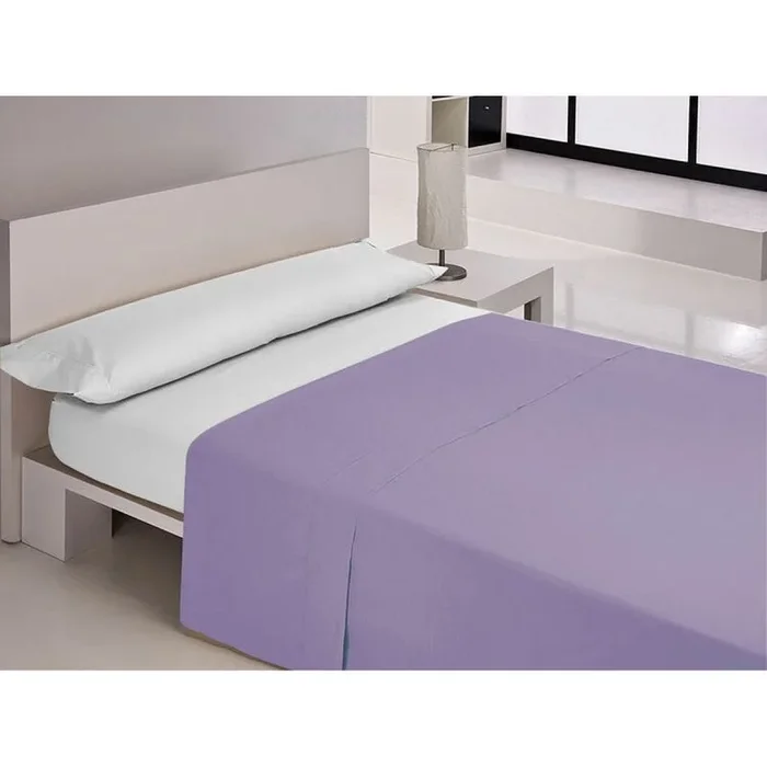 Sábana encimera happy home mix colors lila cama de 150