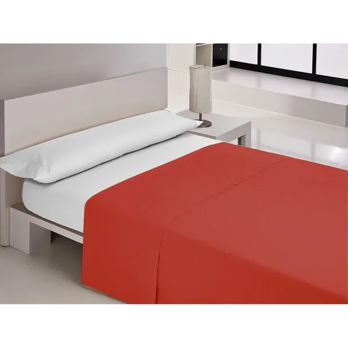 Sábana encimera happy home mix colors rojo cama de 150