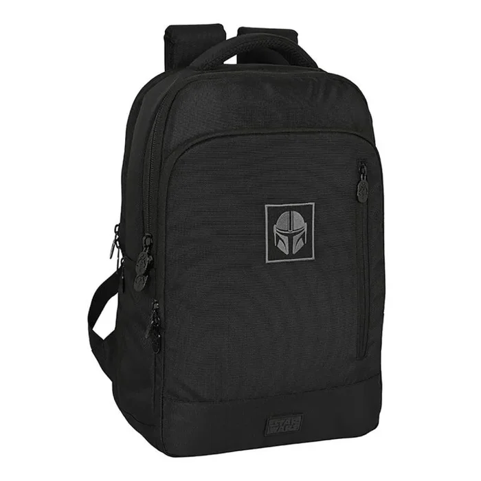 Safta Articulo, Mochila Portatil 15,6″+Tablet+USB The Mandalorian Teen Unisex niños, Multicolor, M
