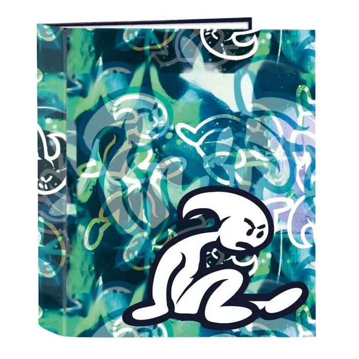 Safta EL NIÑO KOOK – Carpeta Folio 4 Anillas, Ideal para Niños de Diferentes Edades, Cómoda y Versátil, Calidad y Resistencia, 27x6x33 cm