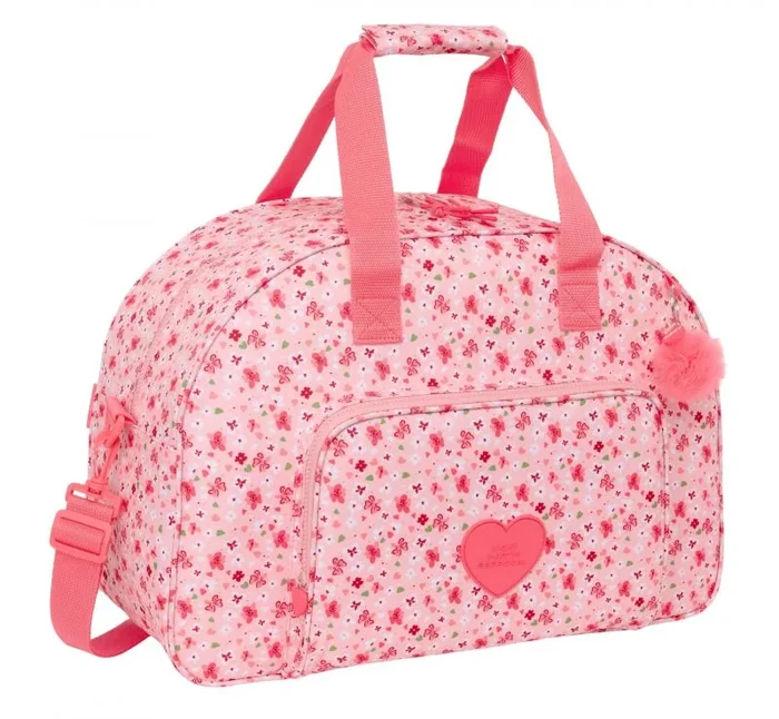 Safta VMB IN BLOOM – Bolsa de Deporte, Mochila, Ideal para Niños de Diferentes Edades, Cómoda y Versátil, Calidad y Resistencia, 48x21x33 cm, Color Rosa