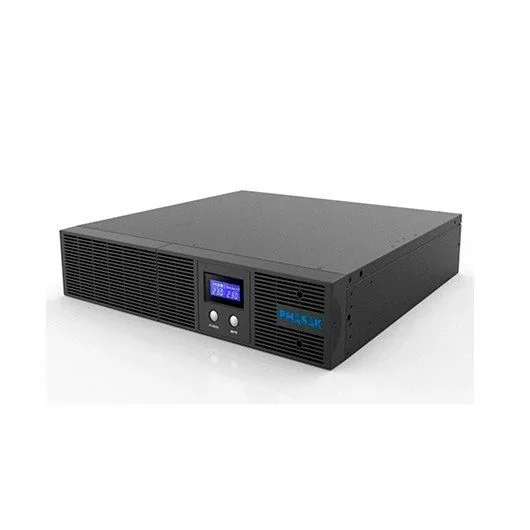 SAI Torre Interactivo, marca Phasak, modelo PH 7530 de 3060 VA, protección profesional para servidores, con LCD, USB HID, AVR, onda sinusoidal pura, arranque en frío y software Power Guide.
