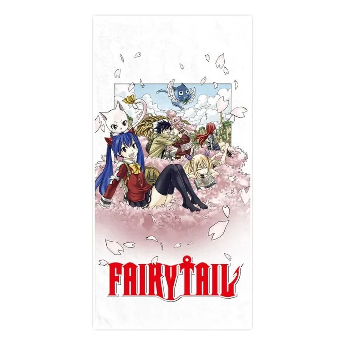 SAKAMI – Fairy Tail – Sakura Bloom – Toalla de Playa – Toalla – 150 x 75 cm – Original & Licencia