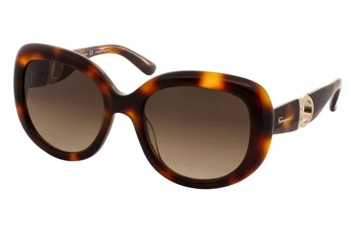 Salvatore Ferragamo Gafas de Sol (53 mm) Marrón