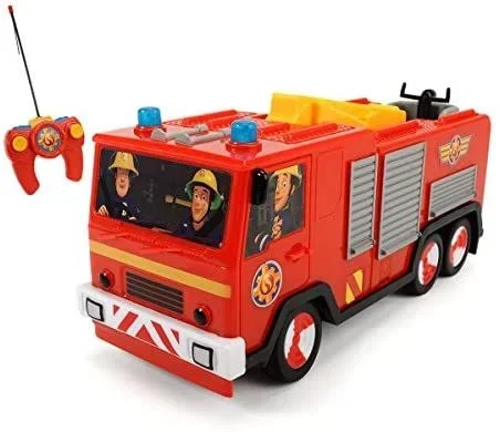 Sam El Bombero – Coche con función Turbo, Color Rojo (Dickie 3099612)