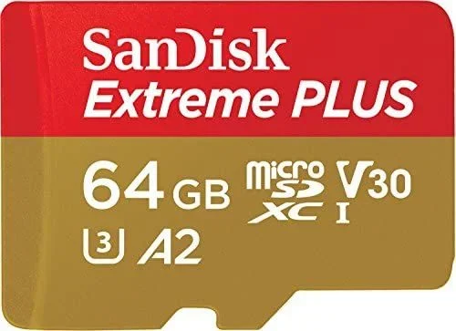 SanDisk 64GB Extreme Plus microSDXC Clase 10