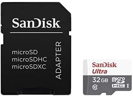 SanDisk Ultra MicroSDHC 32GB UHS-I + SD Adapter Clase 10