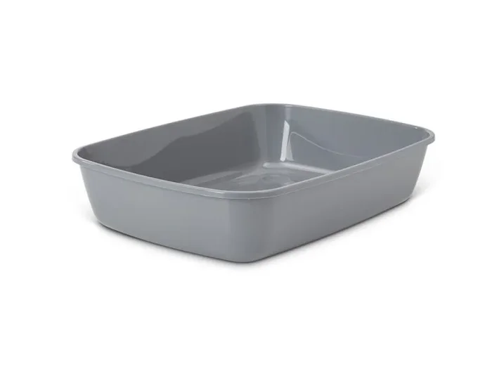 Savic iriz gris – bandeja sanitaria para gatos – 42 cm – 1 ud.