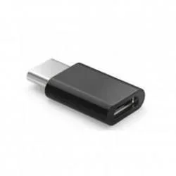 Savio AK-31 / B cambiador de género para cable Micro USB USB 3.1 Typ C Negro
