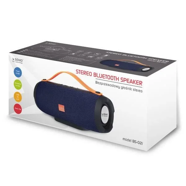 Savio BS-021 altavoz portátil Altavoz portátil estéreo Azul 10 W